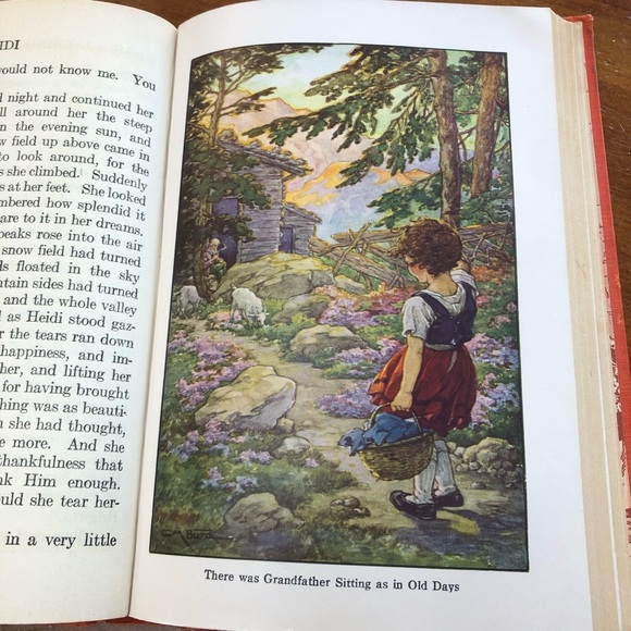 vintage copy of the classic children's book Heidi by Johanna Spyri. - Picture 9 of 11